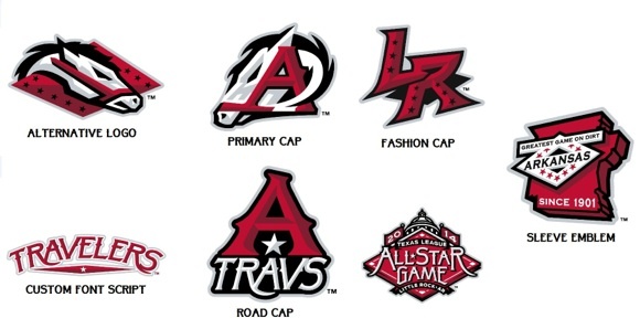 New Arkansas Travelers logos