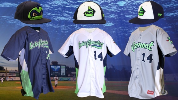 Vermont Lake Monsters 2014 new uniforms