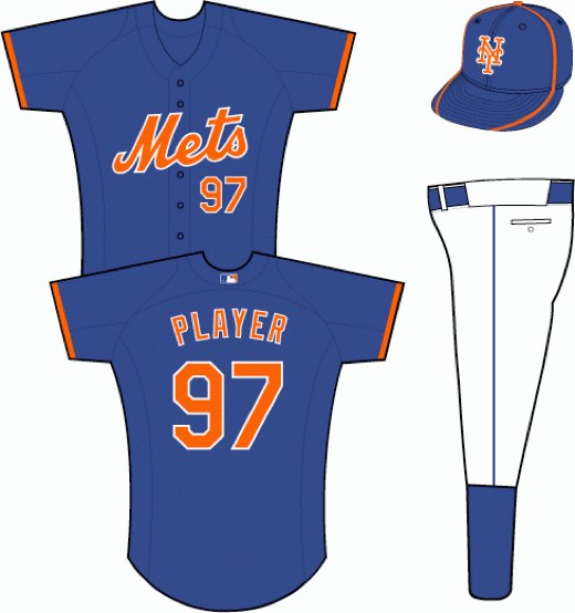 New York Mets 2012 road uniforms