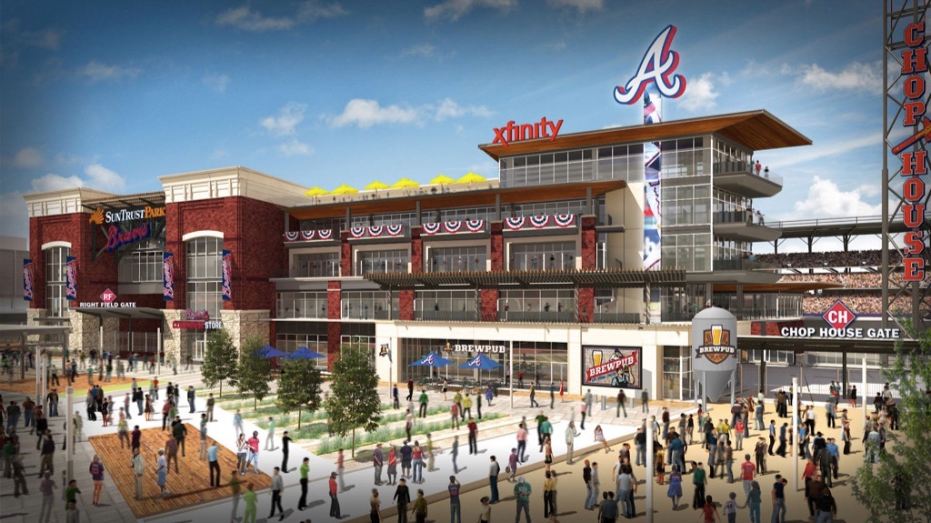 A look inside Braves clubhouse and other areas of SunTrust Park