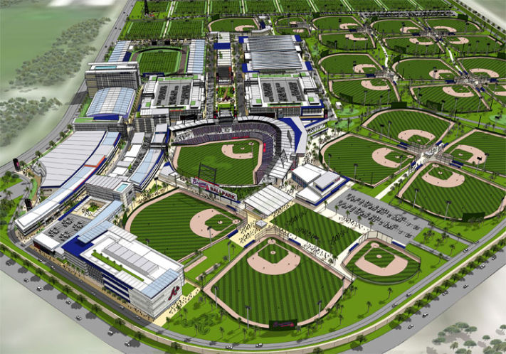 Project Highlight: Atlanta Braves Spring Training Facility - AMI Graphics 