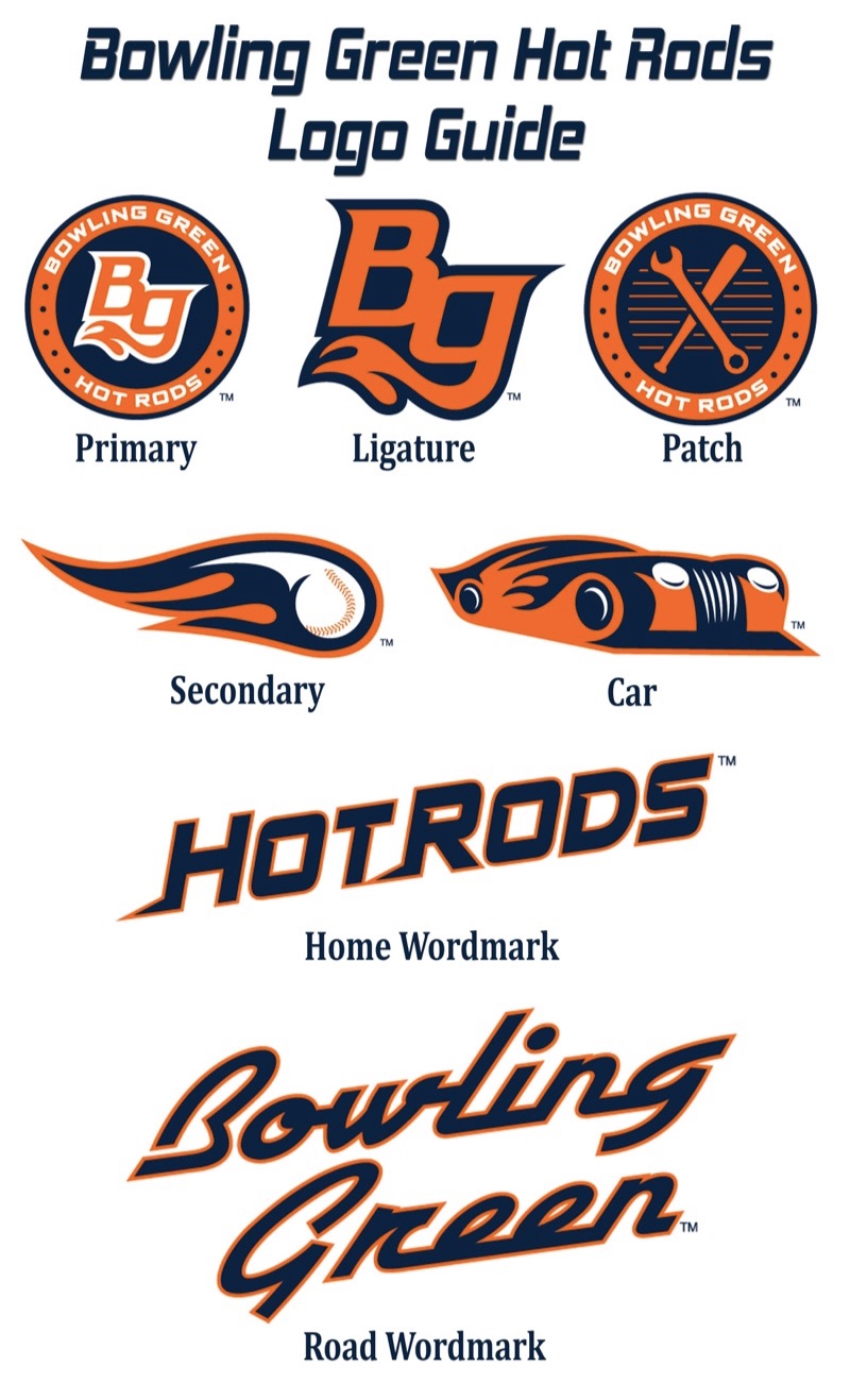 Bowling Green Hot Rods  Baseball teams logo, Sports logo, Fall ball