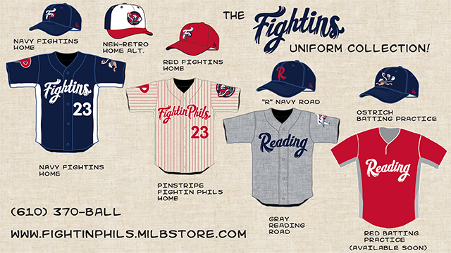 Double-A Reading changes name to Fightin Phils 