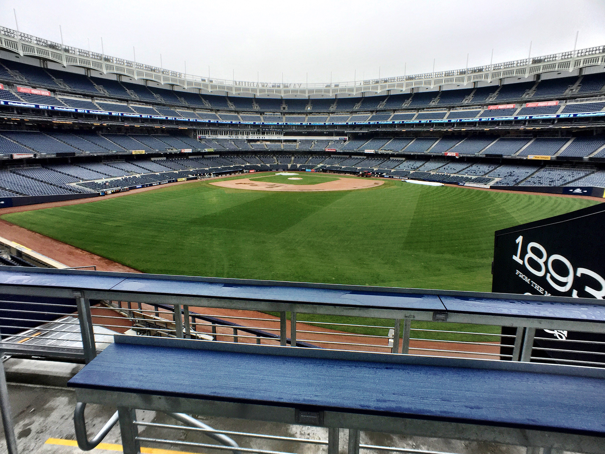 Behind the scenes at Yankee Stadium