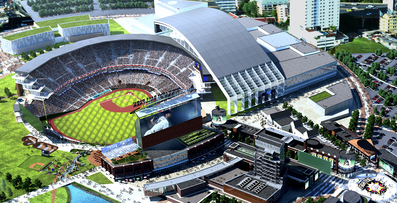 Populous Opens Tokyo Office, Adds Hokkaido Nippon-Ham Fighters Ballpark  Project