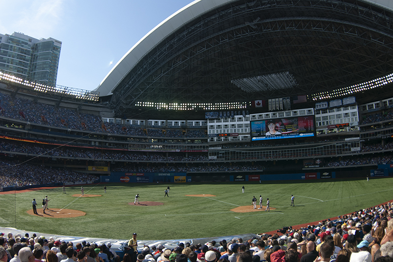Rogers Center - SkyDome - Ballpark of the Toronto Blue Jays