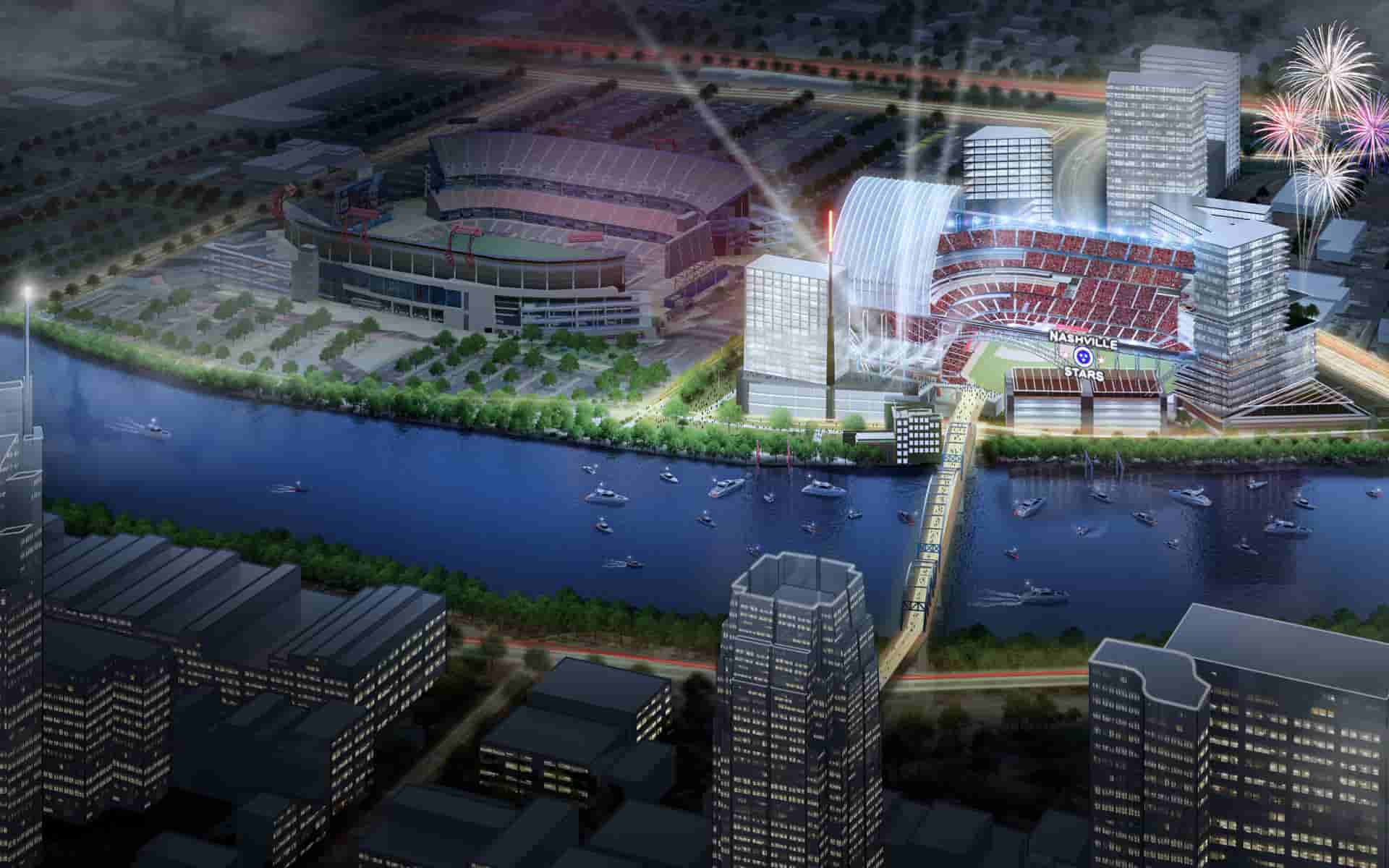 New renderings show baseball stadium in proposed 'GasWorx