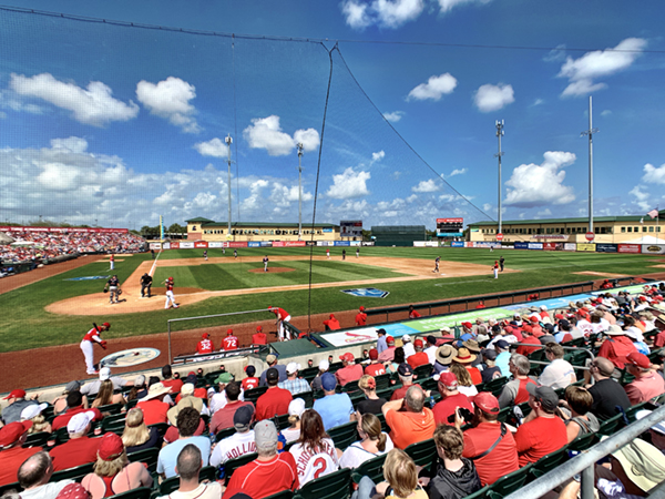 Fans are happy to be back at Roger Dean Chevrolet Stadium; plus