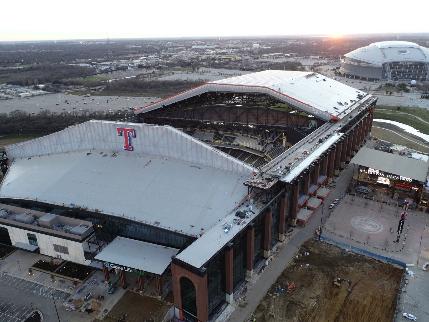 Rangers: Globe Life Field Approximately 90 Percent Completed