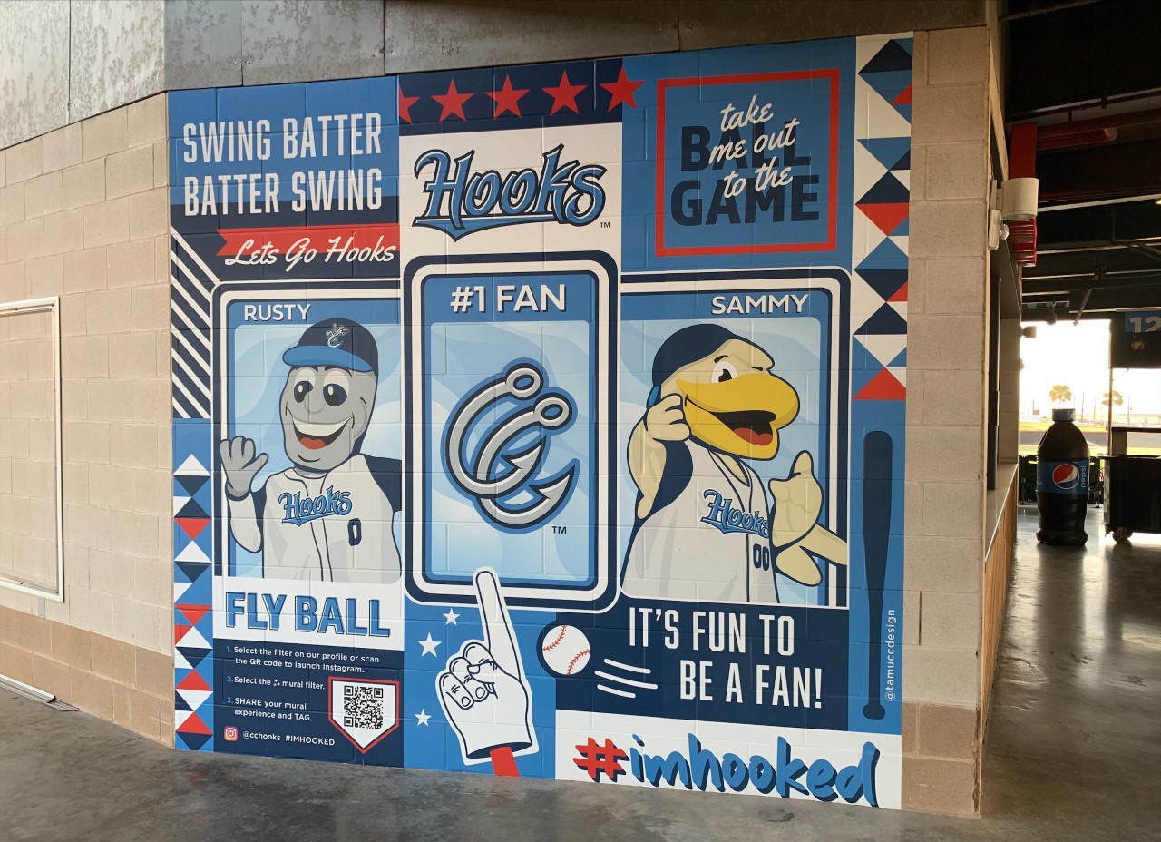 Hooks add Whataburger Field augmented reality murals - Ballpark Digest
