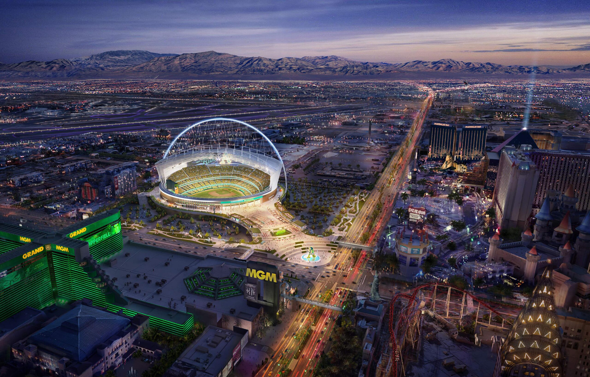 No surprise reset announced on A’s ballpark design in Las Vegas