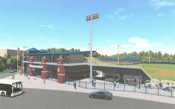 Proposed West Virginia ballpark