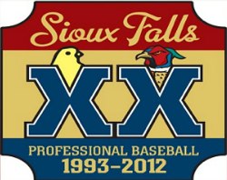 Sioux Falls 20th anniversary logo