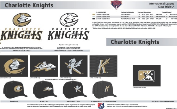 Charlotte Knights logo set