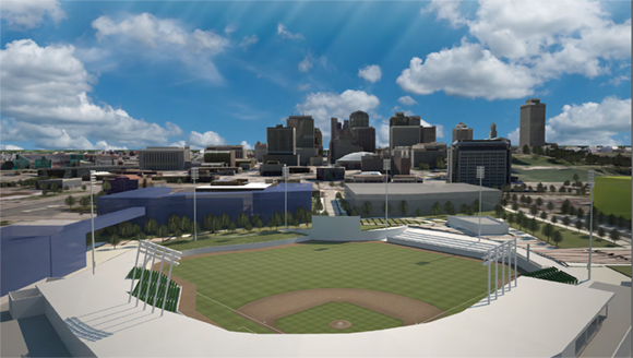 Proposed Nashville Sounds ballpark