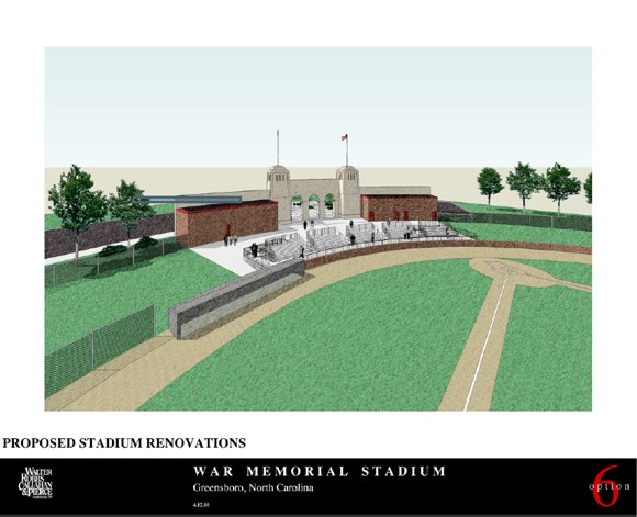 Proposed War Memorial Stadium renovation