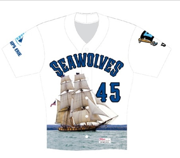 Erie SeaWolves commemorative jerseys