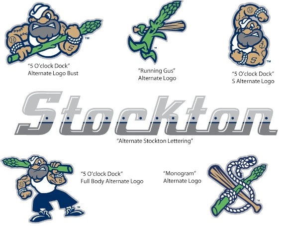 Stockton Ports alt logos