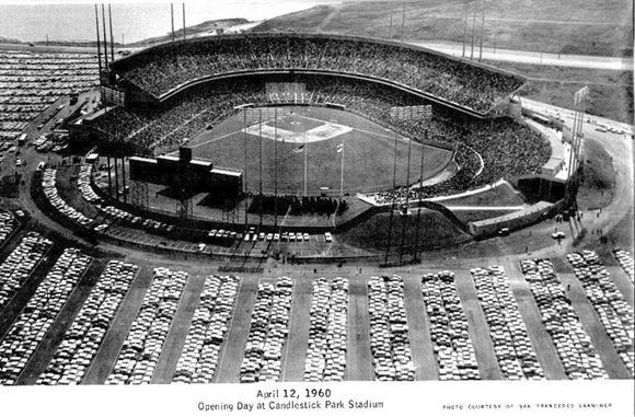 Candlestick Park Opening Day