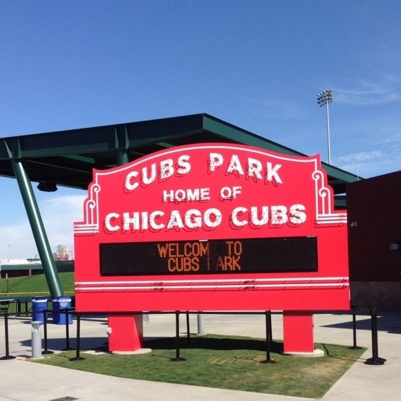 Cubs Park marquee