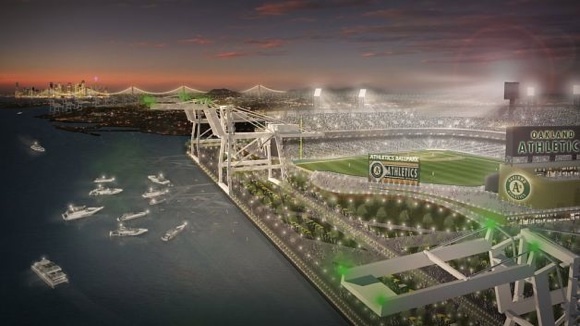 Proposed Oakland Athletics waterfront ballpark