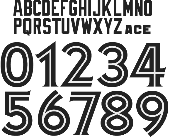 font blue jays numbers