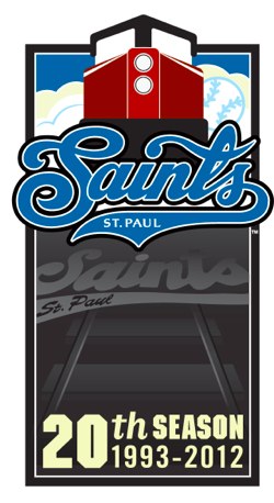 St. Paul Saints 20th anniversary logo