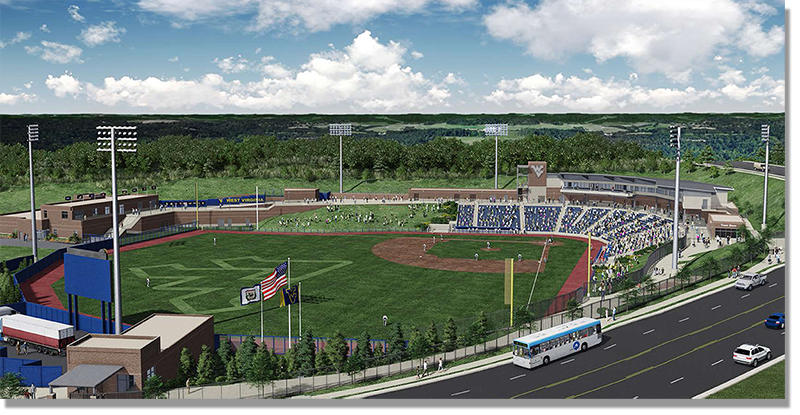 New West Virginia University ballpark