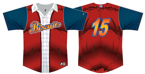 Montgomery Biscuits Back to the Future jerseys