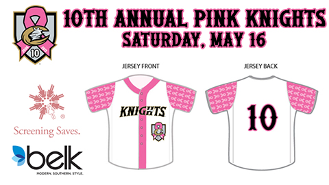 Pink Charlotte Knights unis