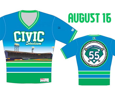 Civic Stadium jerseys, Eugene
