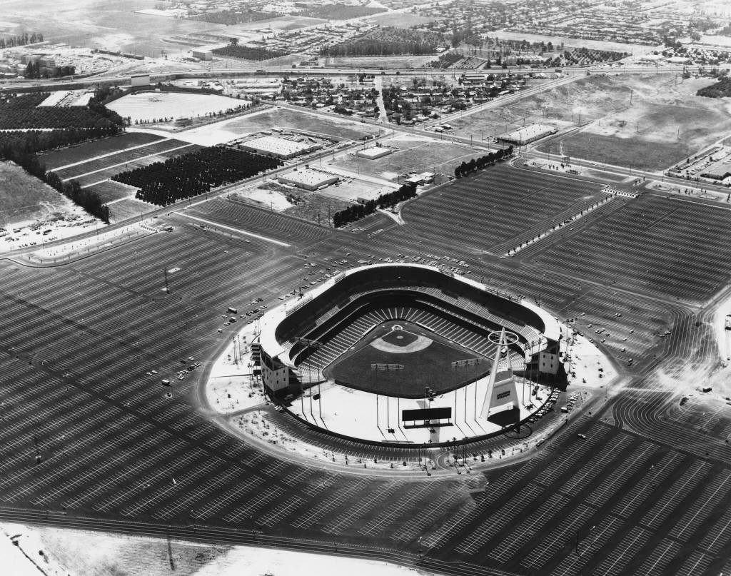 Anaheim Stadium opening