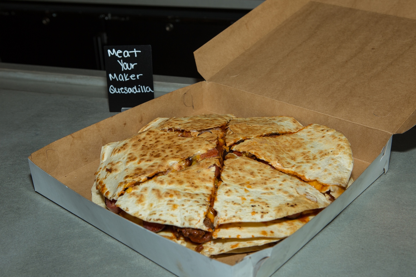 Akron Meat Your Maker Quesadilla