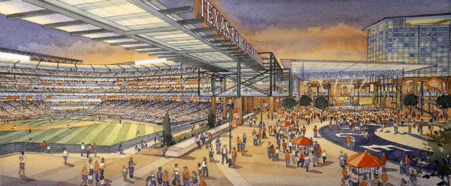 Proposed Texas Rangers ballpark