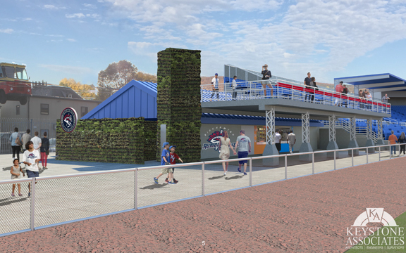 NYSEG Stadium renovation rendering