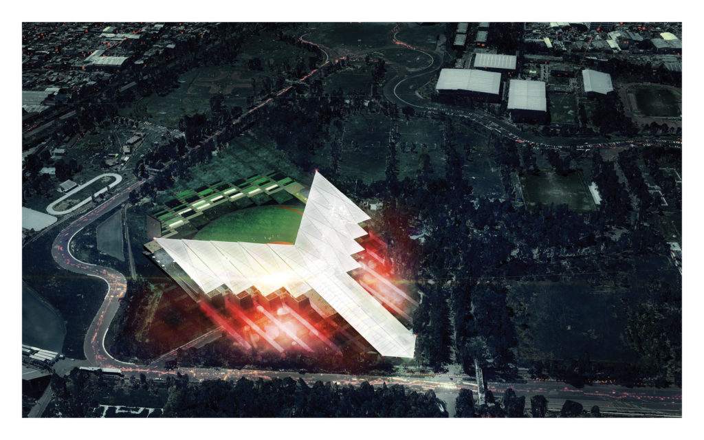 Mexico City Red Devils new ballpark rendering