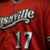 Nashville Sounds red jersey