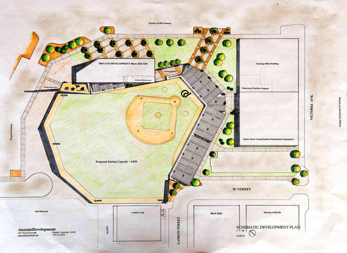 Proposed Pueblo ballpark