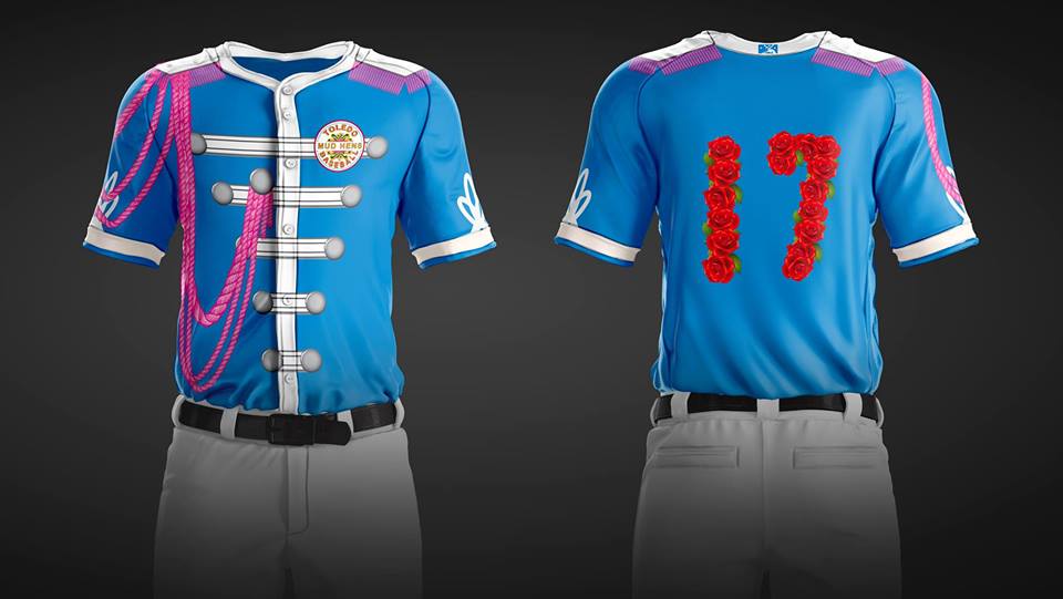 Toledo Mud Hens Sgt. Pepper's jerseys