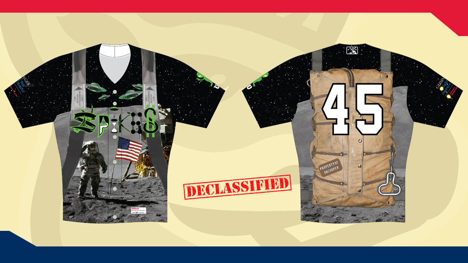 Spikes Salute to Conspiracy Theories Jerseys