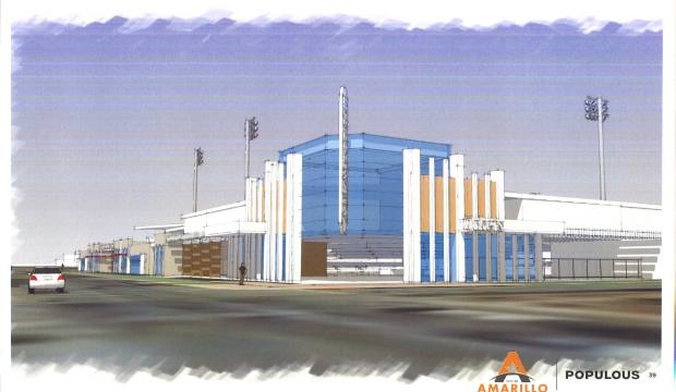 Proposed Amarillo ballpark, July 20, 2017