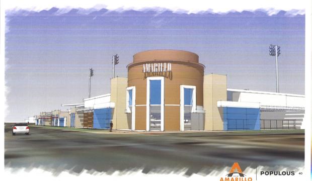 Proposed Amarillo ballpark, July 20, 2017