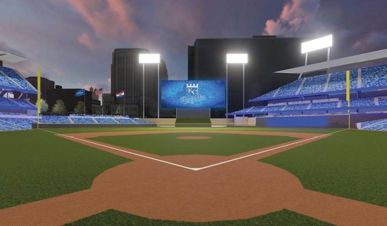 Downtown Kansas City Royals ballpark rendering