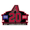 Arizona Diamondbacks 20th anniversary logo