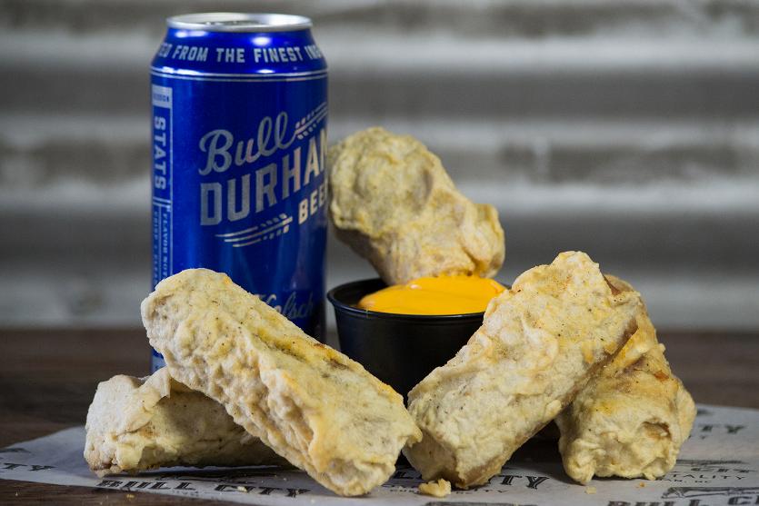 Fried Pretzels with Beer Cheese Durham Bulls