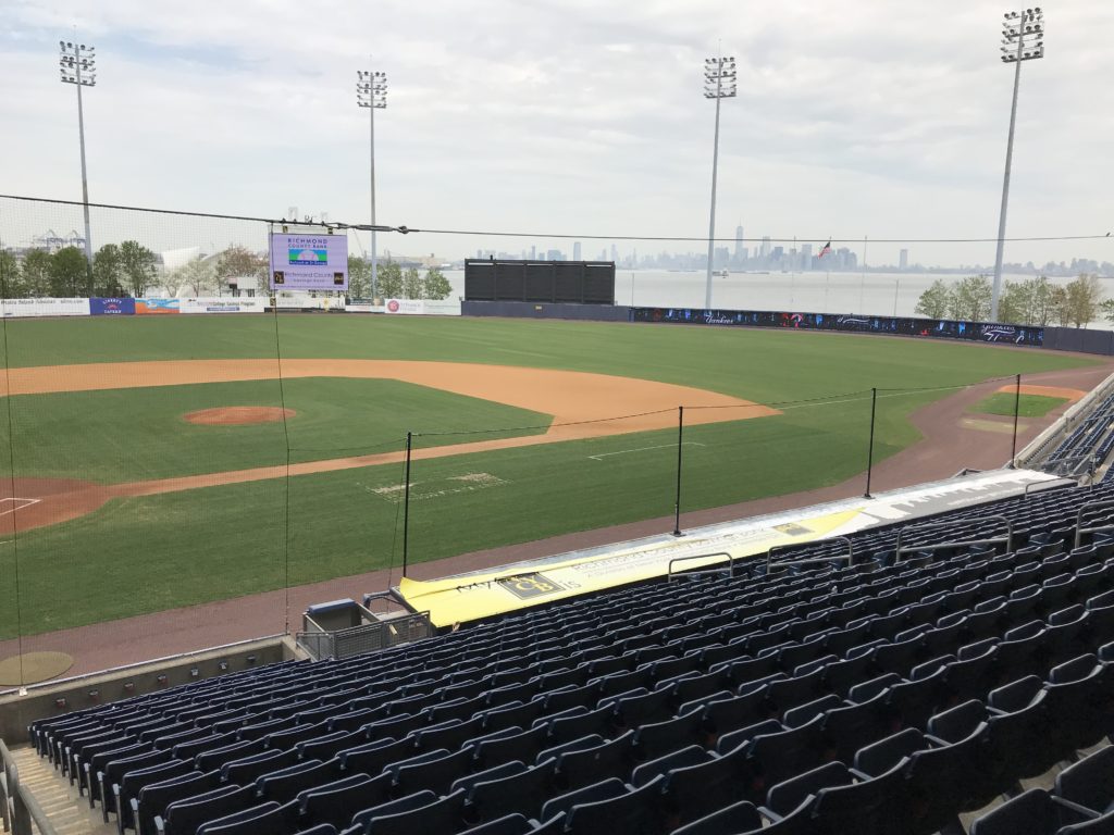 Staten Island Yankees First Base Netting