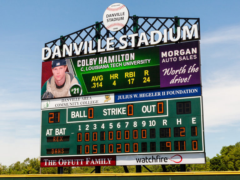 New Videodisplay Illuminating Historic Danville Stadium Ballpark Digest