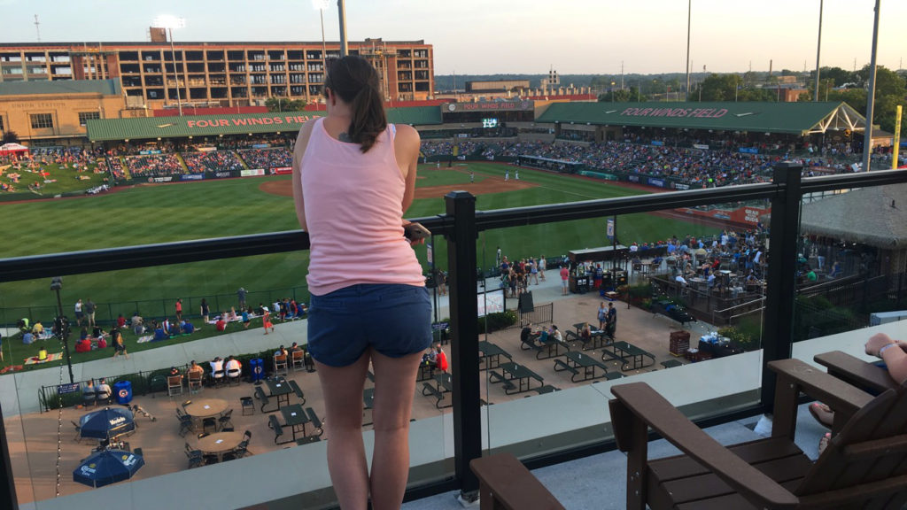 Four Winds Field rooftop