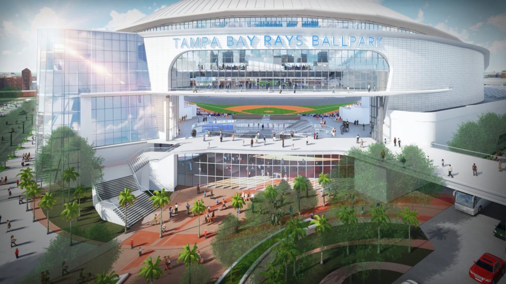 Tampa Bay Rays Ybor City ballpark rendering 4