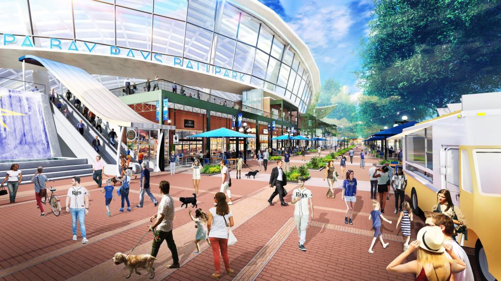 Tampa Bay Rays Ybor City ballpark rendering 5